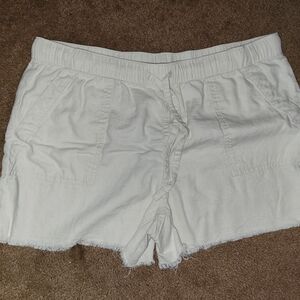 a.n.a High Waist White Shorts